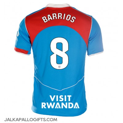 Atletico Madrid Pablo Barrios #8 Kolmaspaita Naiset 2025-26 Lyhythihainen Atletico Madrid Pablo Barrios #8 Kolmaspaita Naiset 2025-26 Lyhythihainen